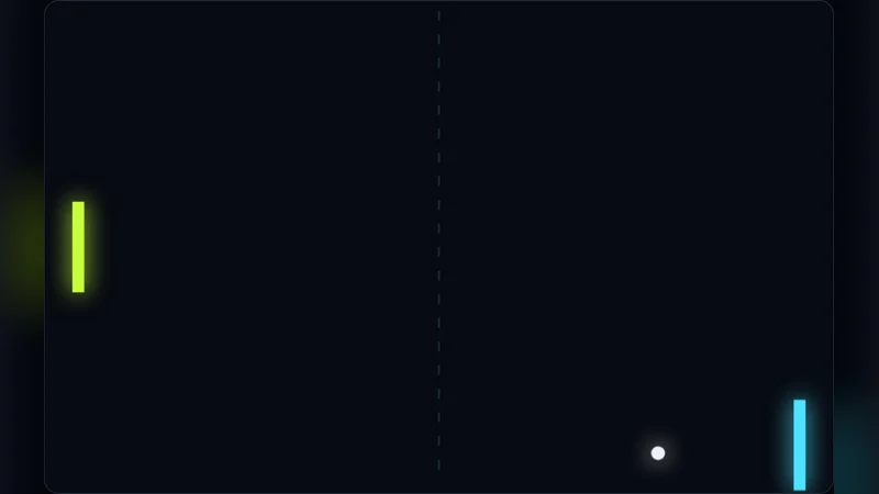 Neon Pong — free browser game
