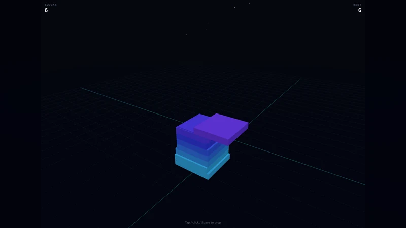 Tower Stack 3D — free browser game